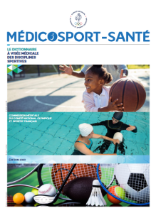 Médicosport-santé©. Le dictionnaire à visée médicale des disciplines sportives