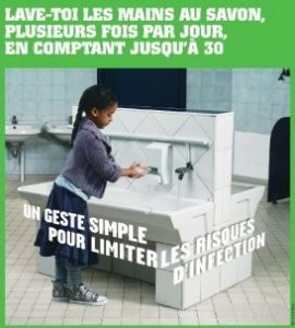 Lave-toi les mains au savon, plusieurs fois par jour, en comptant jusqu’à 30