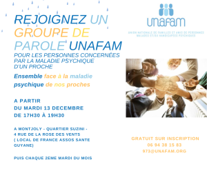 Lancement des groupes de paroles UNAFAM