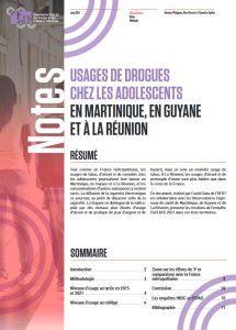 Usages de drogues chez les adolescents de Martinique, Guyane et La Réunion