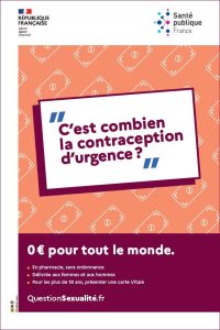 Contraception d’urgence gratuite – « C’est combien la contraception d’urgence ? »