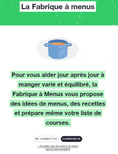 La Fabrique à Menus