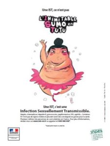 Une IST, ce n’est pas l’inimitable sumo en tutu. Une IST c’est une Infection Sexuellement Transmissible