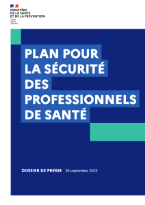 Plan pour la sécurité des professionnels de santé