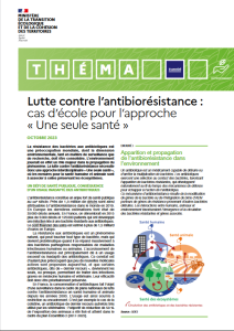 Lutte contre l’antibiorésistance : cas d’école pour l’approche « Une seule santé »