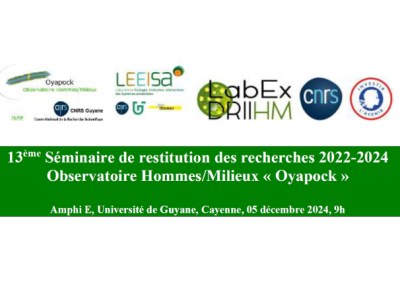 Séminaire 2024 de l’OHM Oyapock-Labex DRIIHM