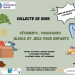 Collecte de dons : Vêtements, chaussures, bijoux et jeux pour enfants