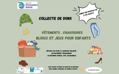 Collecte de dons : Vêtements, chaussures, bijoux et jeux pour enfants