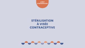 Livret stérilisation à visée contraceptive (téléchargement)